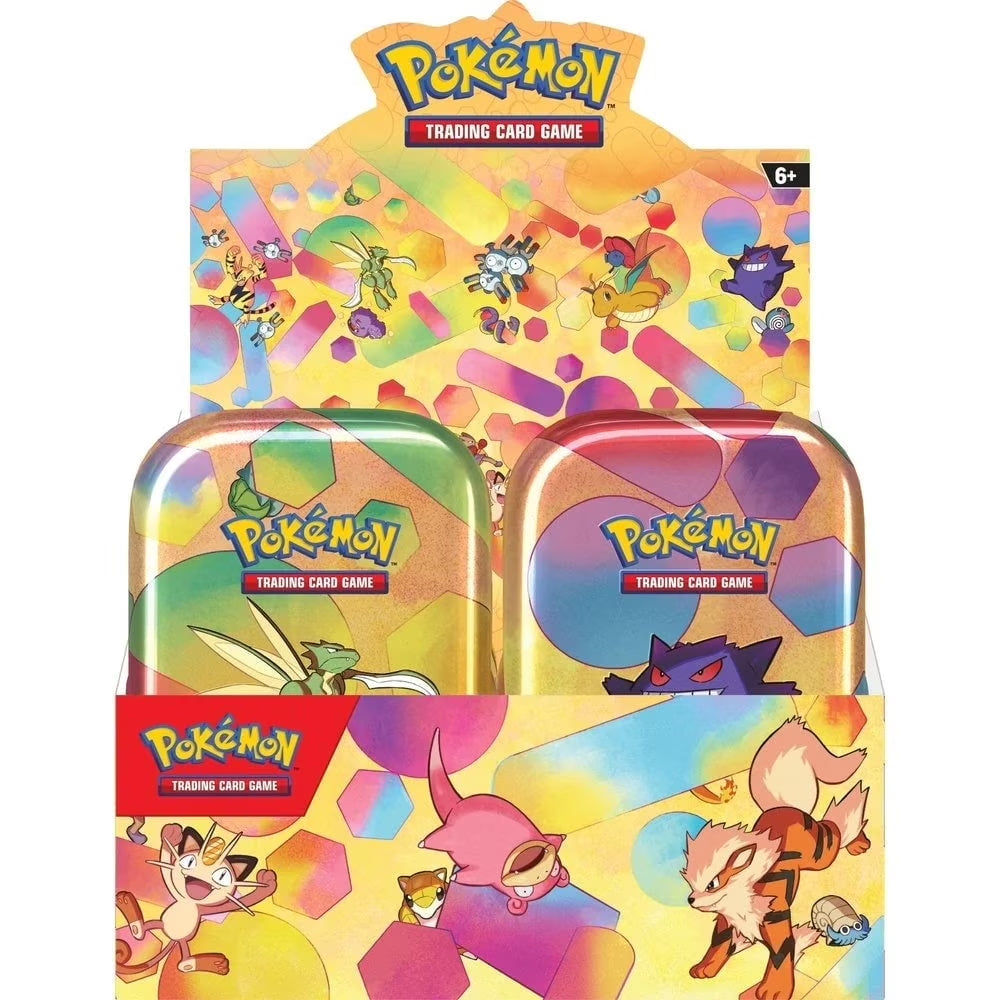 Pokemon Trading Card Game: Scarlet & Violet - 151 Mini Tins Display Box