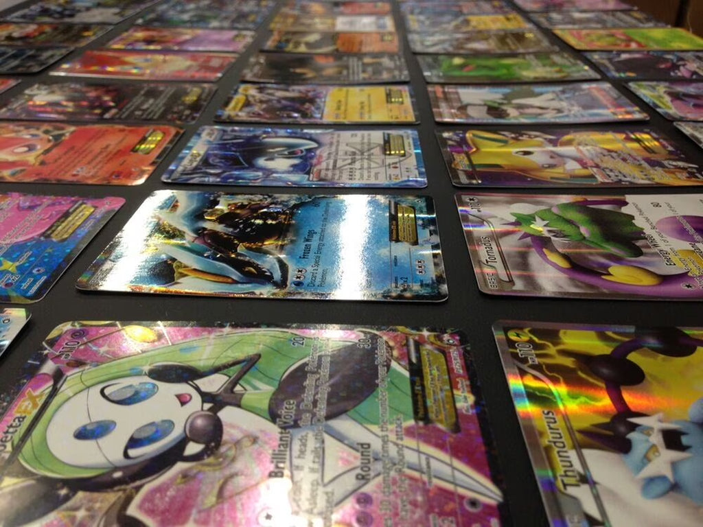 100 Official Pokémon TCG Card Lot - Includes Ultra Rare GX, EX, Mega, and Holo Cards