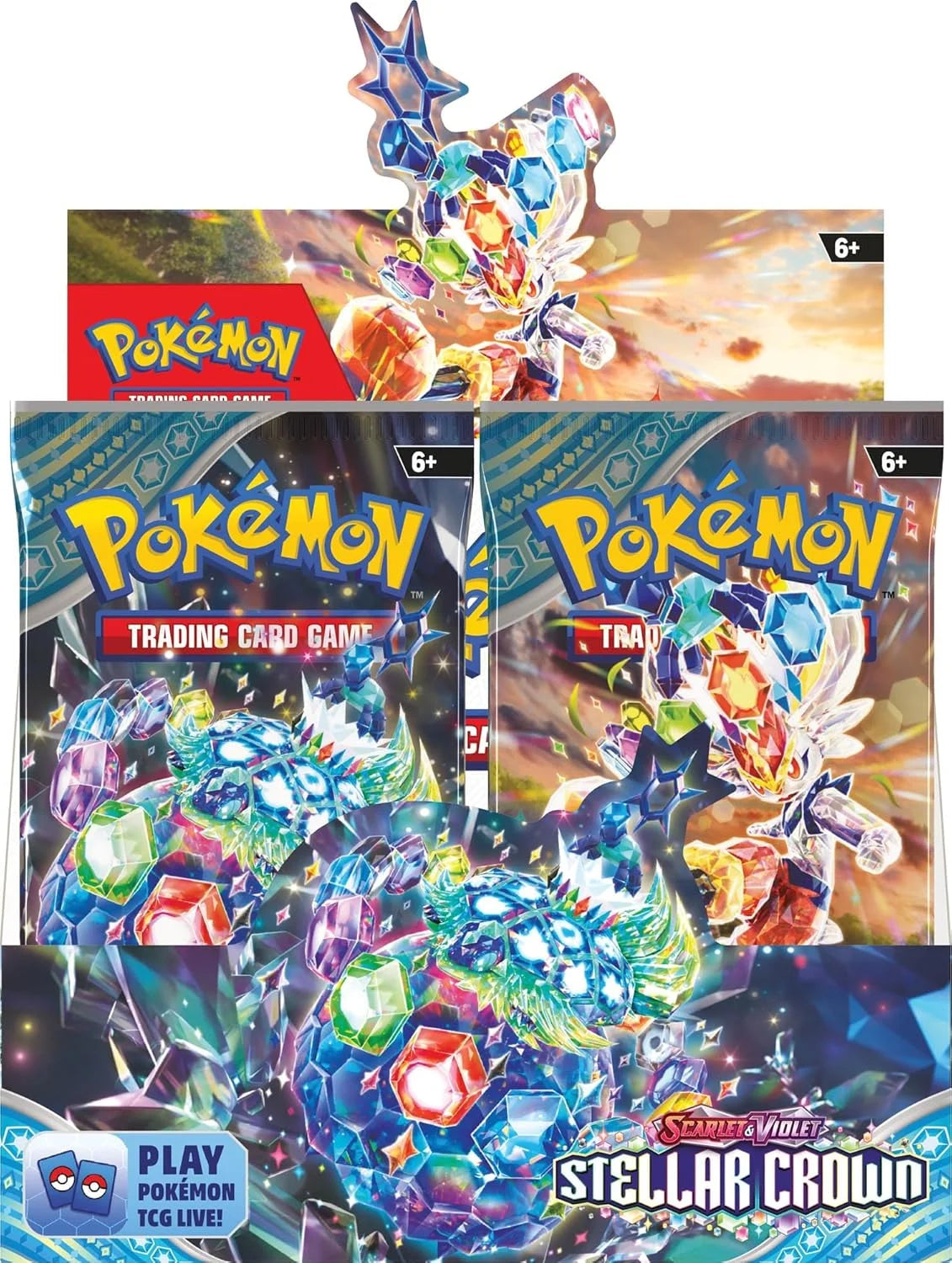 Pokemon Trading Card Game: Scarlet and Violet Stellar Crown Booster Box (36 Packs)