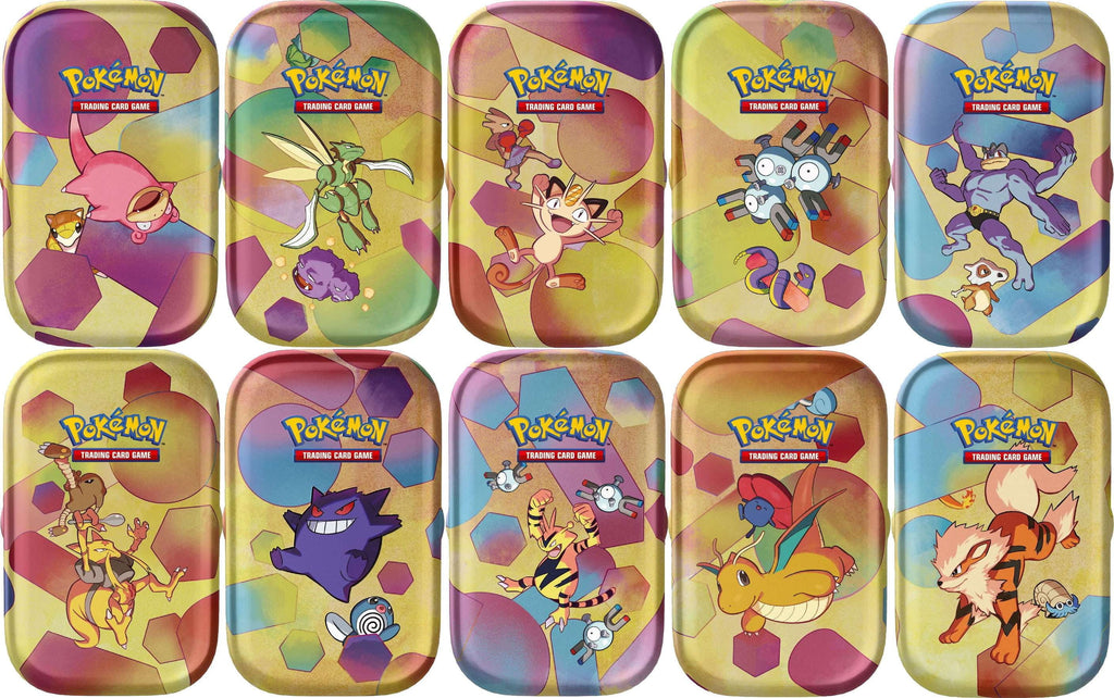 Pokemon Trading Card Game: Scarlet & Violet - 151 Mini Tins Display Box