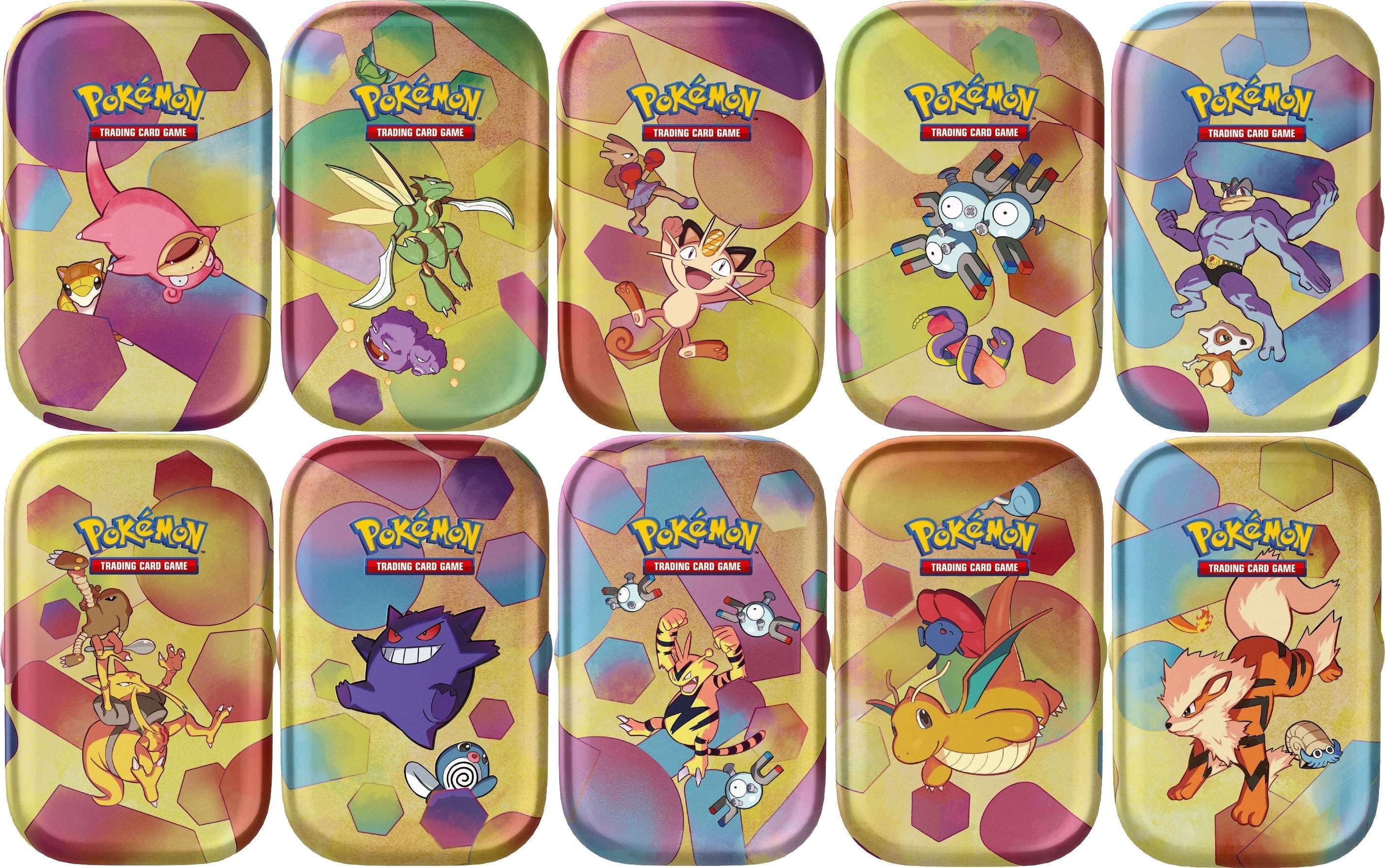 Pokemon Trading Card Game: Scarlet & Violet - 151 Mini Tins Display Box