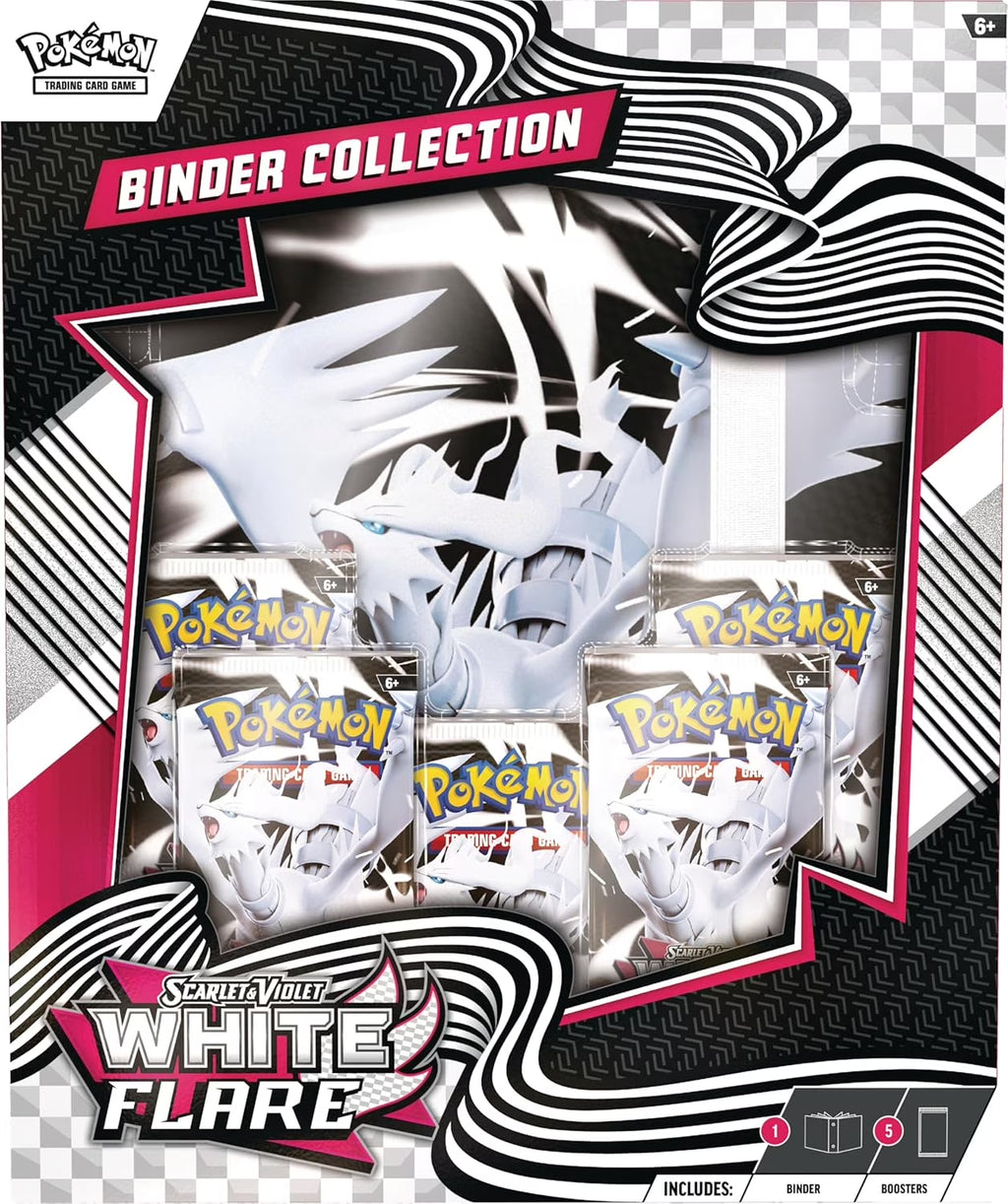Pokemon Trading Card Games Scarlet & Violet 10.5 White Flare Binder Collection Box