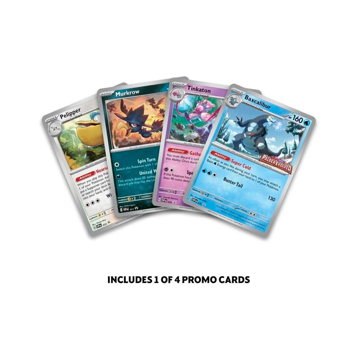 Pokemon Trading Card Game: Paldea Evolved Build & Battle Box (Prerelease Kit) - Includes 4 Booster Packs and Promotional Cards