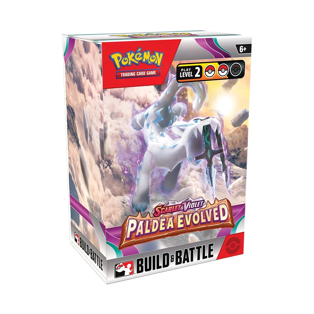 Pokemon Trading Card Game: Paldea Evolved Build & Battle Box (Prerelease Kit) - Includes 4 Booster Packs and Promotional Cards