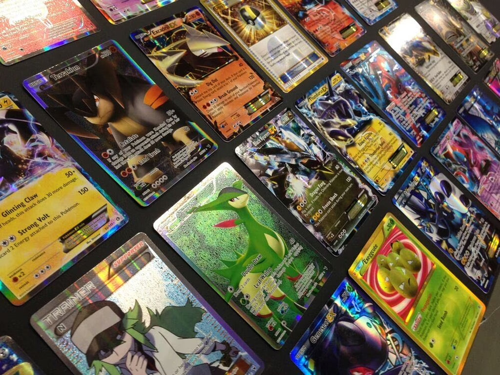 100 Official Pokémon TCG Card Lot - Includes Ultra Rare GX, EX, Mega, and Holo Cards