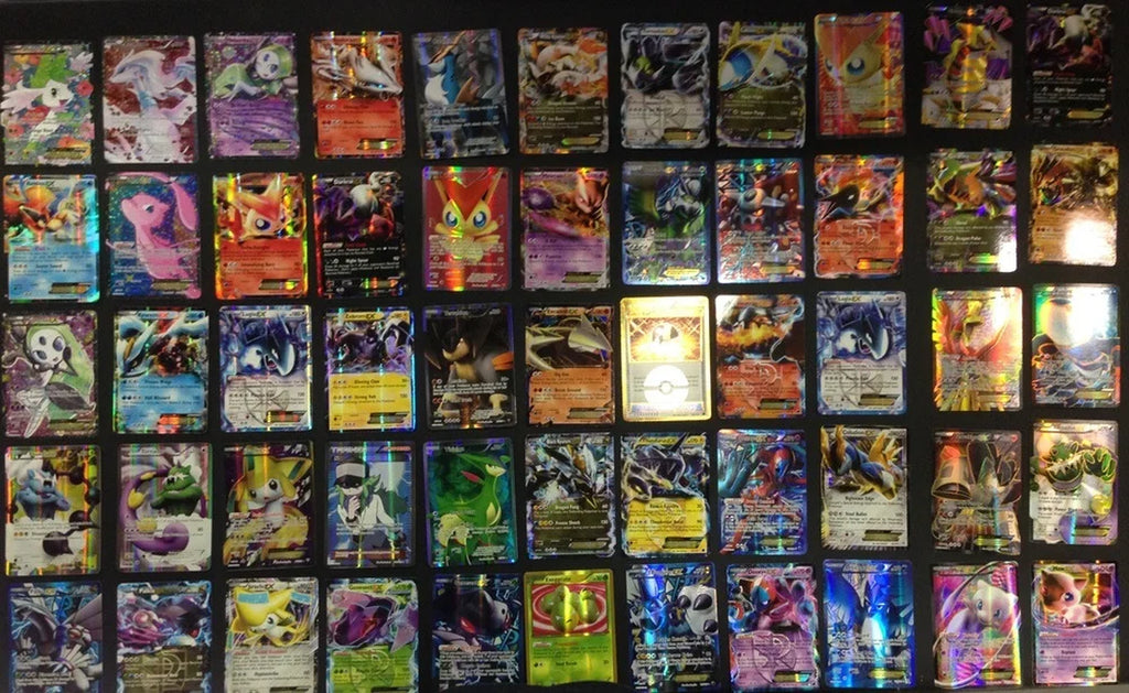100 Official Pokémon TCG Card Lot - Includes Ultra Rare GX, EX, Mega, and Holo Cards