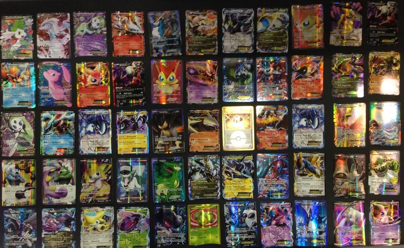 100 Official Pokémon TCG Card Lot - Includes Ultra Rare GX, EX, Mega, and Holo Cards