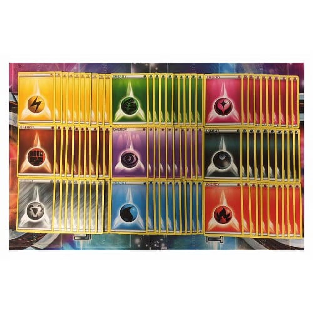 Pokemon TCG: Lot of 90 Basic Energy Cards - 10 Each of Fairy, Metal, and Darkness Types