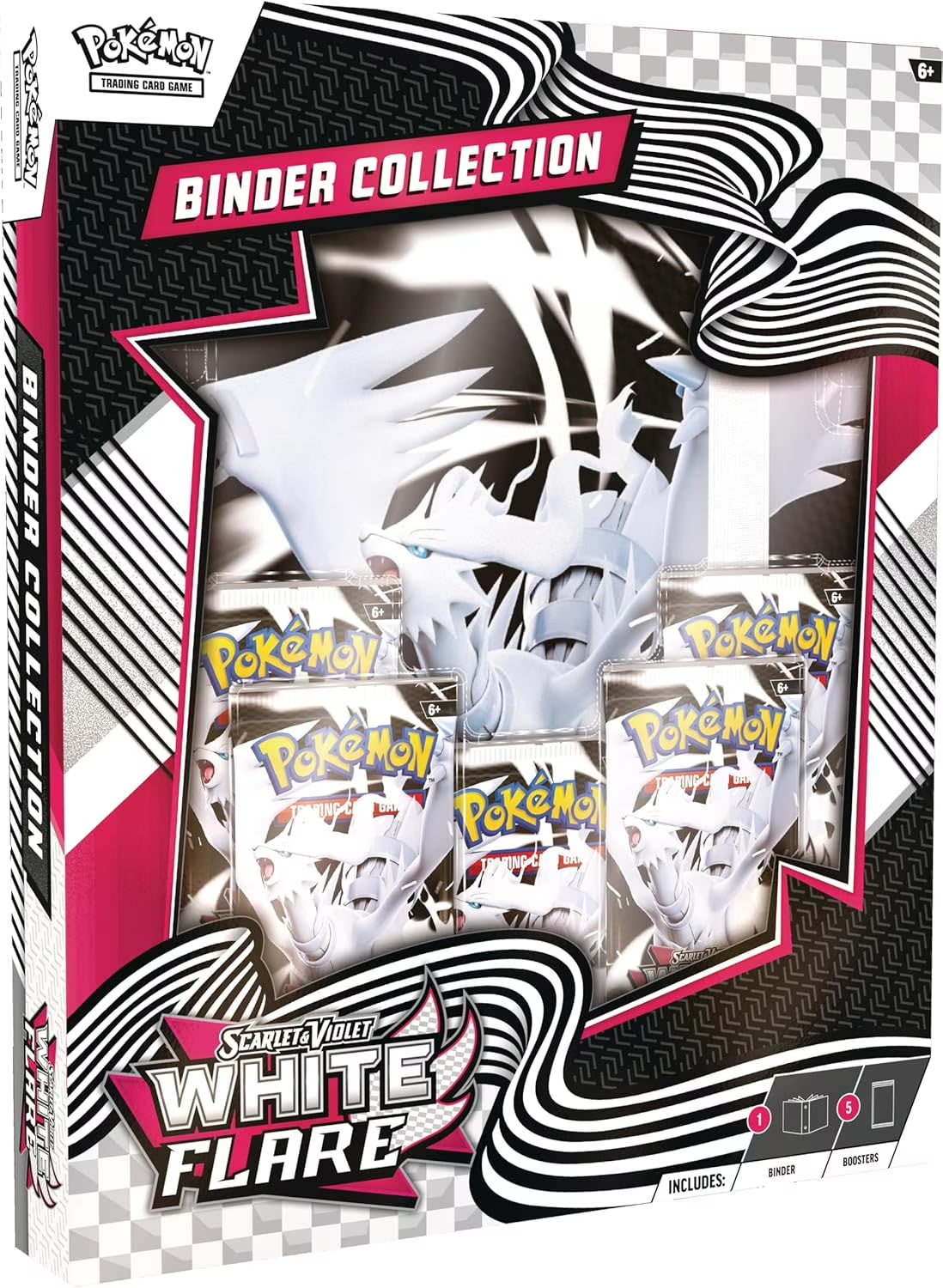 Pokemon Trading Card Games Scarlet & Violet 10.5 White Flare Binder Collection Box